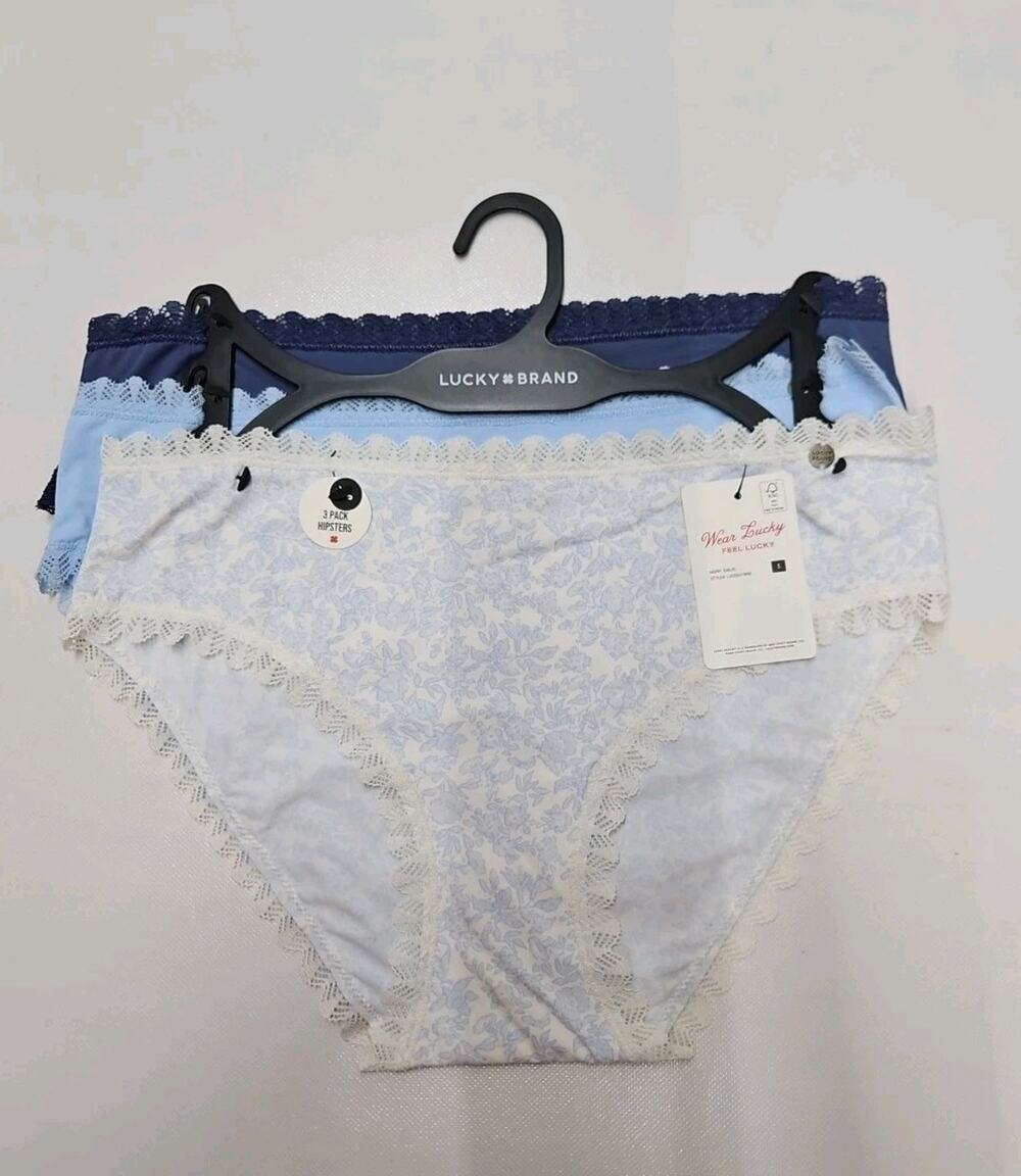 Lucky Brand Hipsters Size Small Multicolor 3pk New